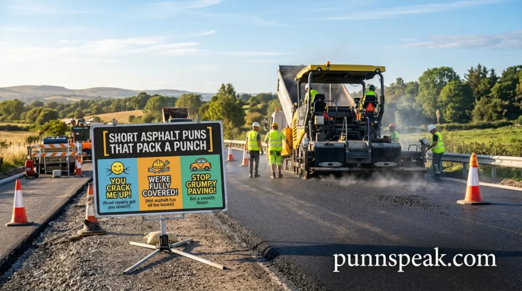 Short Asphalt Puns That Pack A Punch