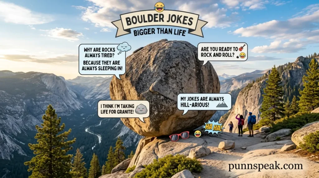 Boulder Jokes Bigger Than Life