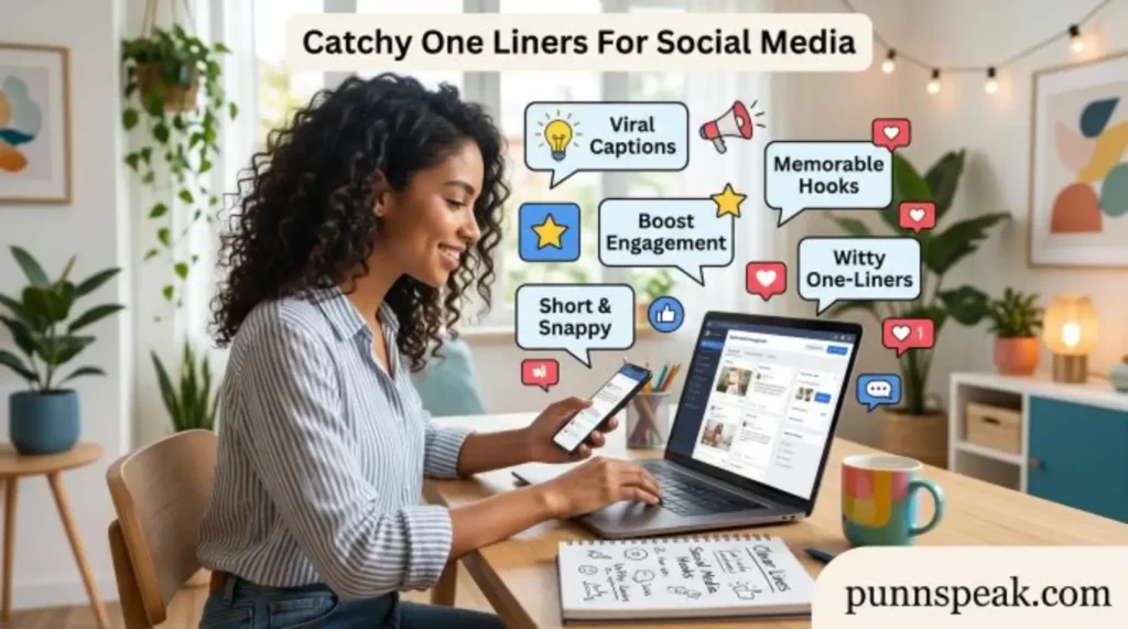 Catchy One Liners For Social Media