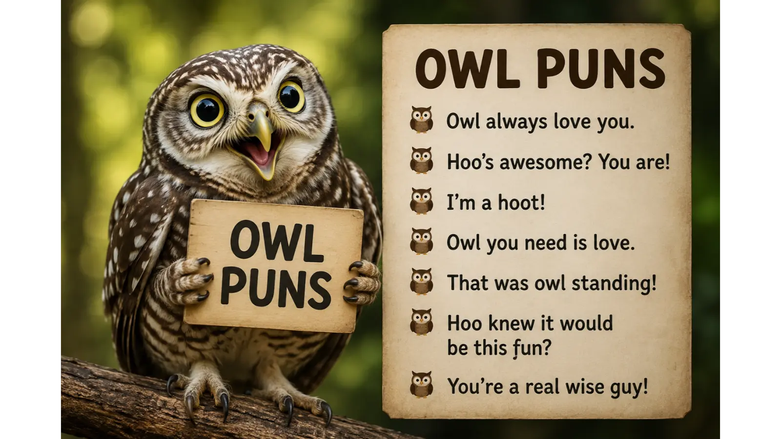 Owl Puns