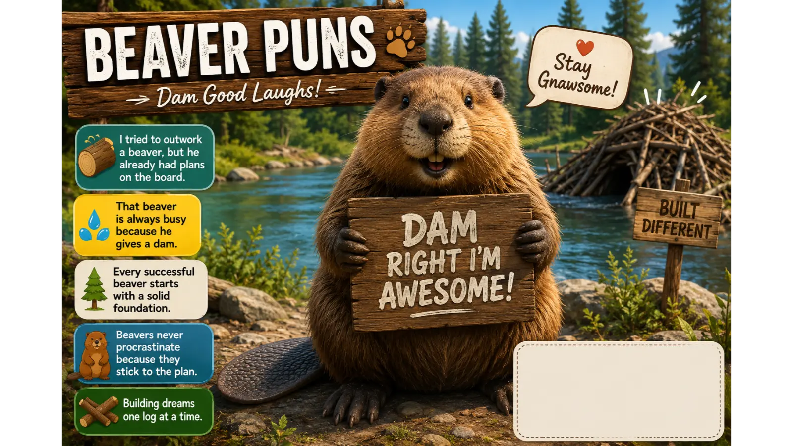 Beaver Puns