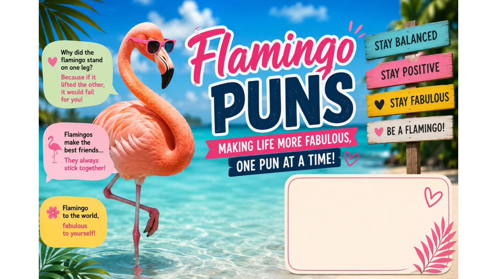 Flamingo Puns