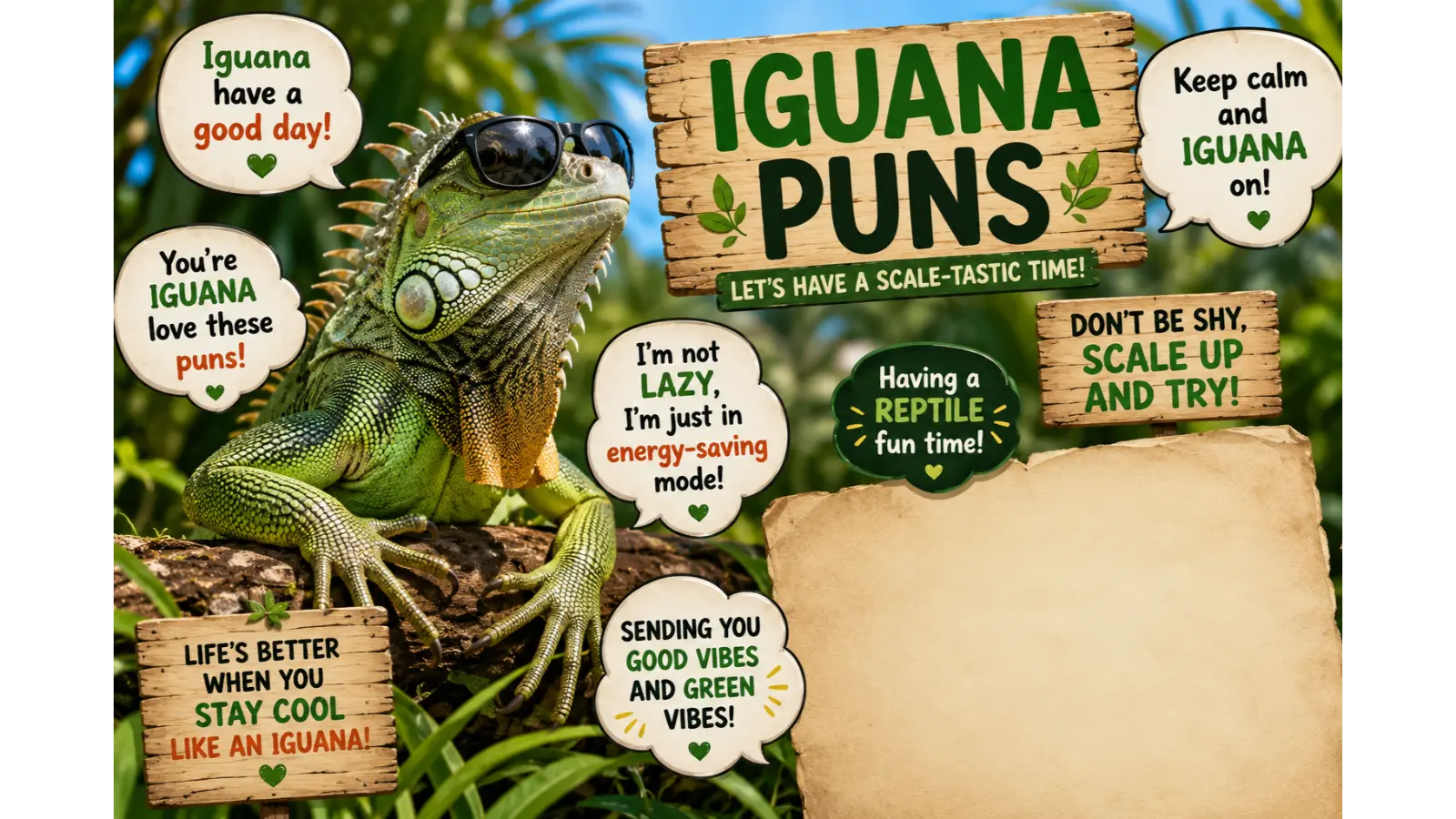 Iguana Puns