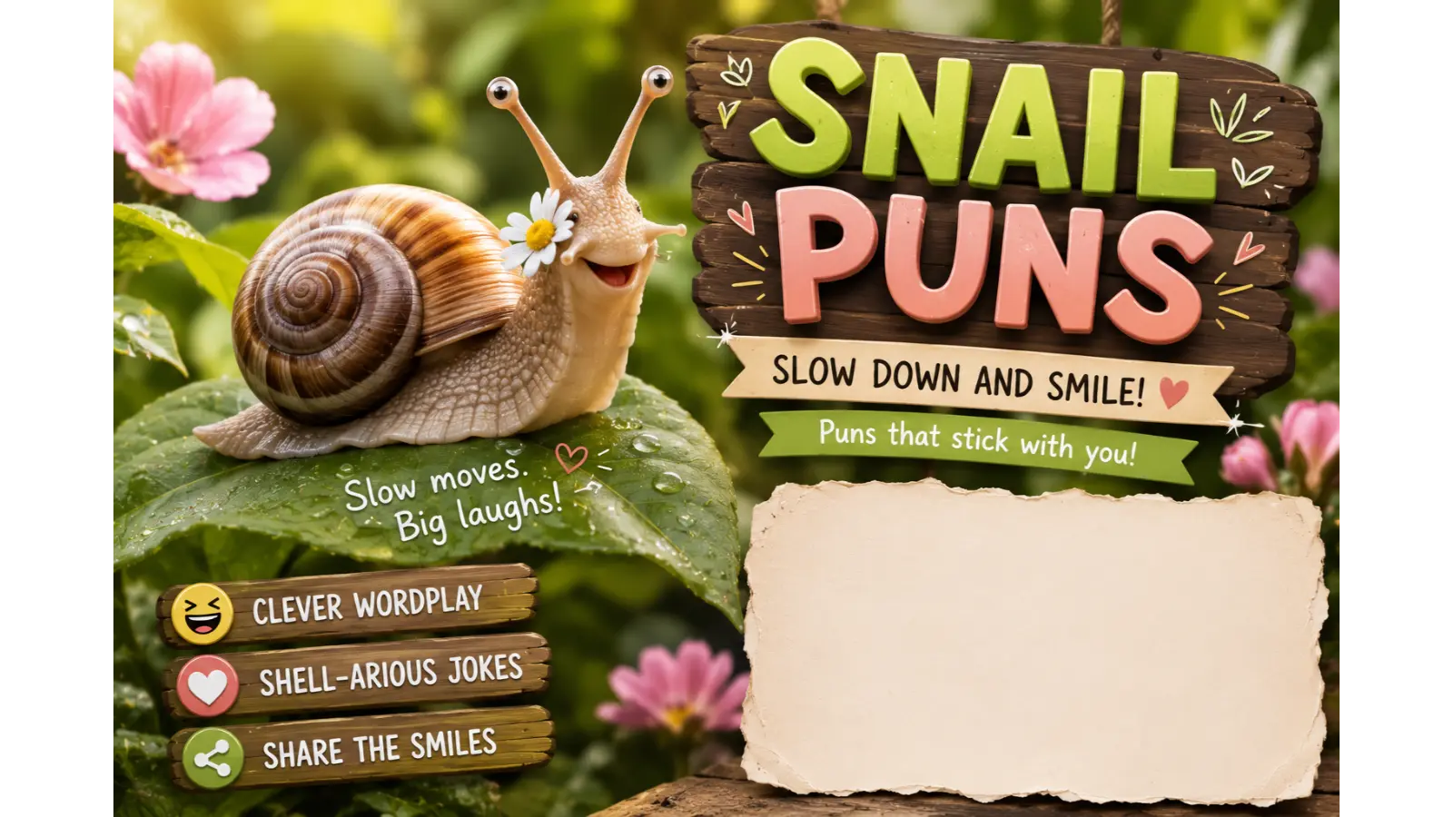 Snail Puns