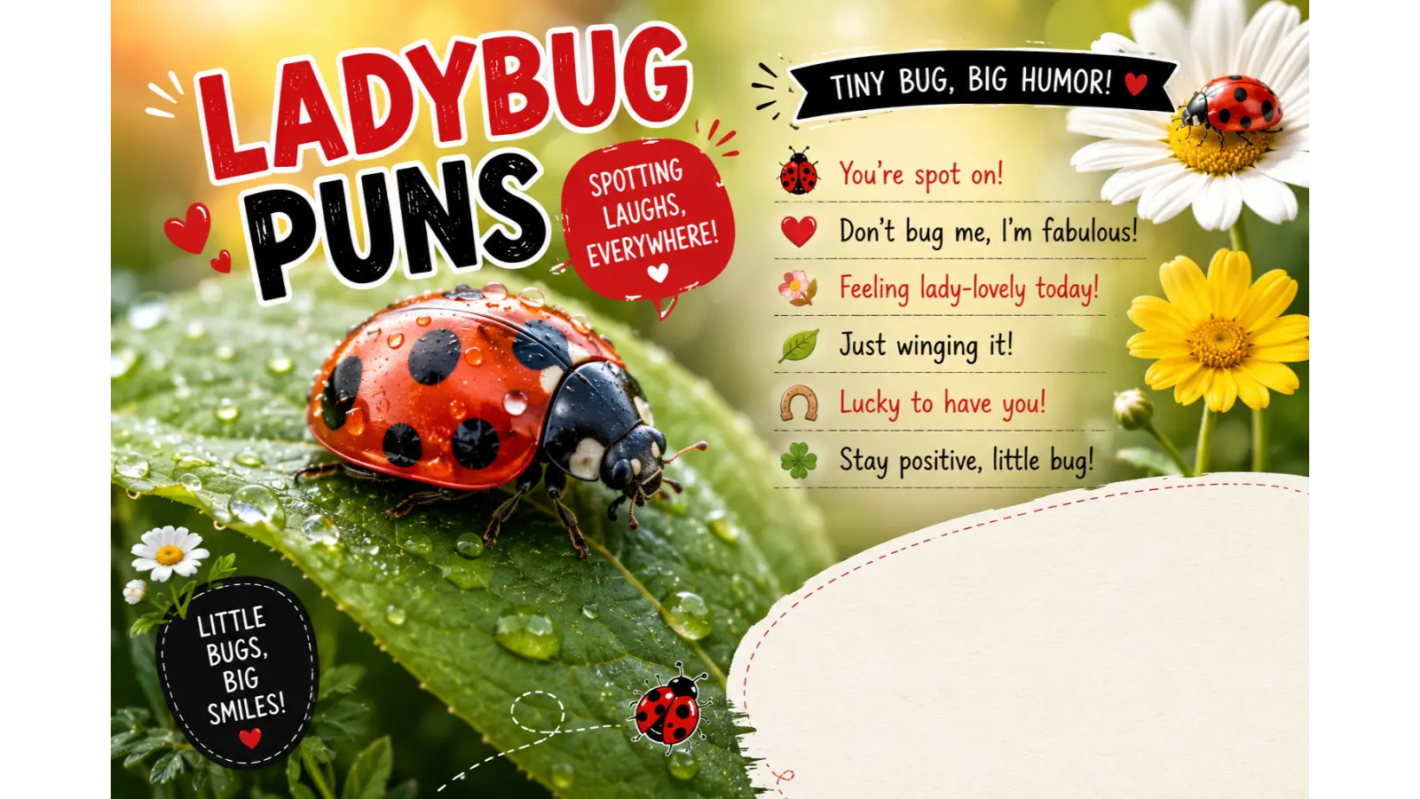 Ladybug Puns