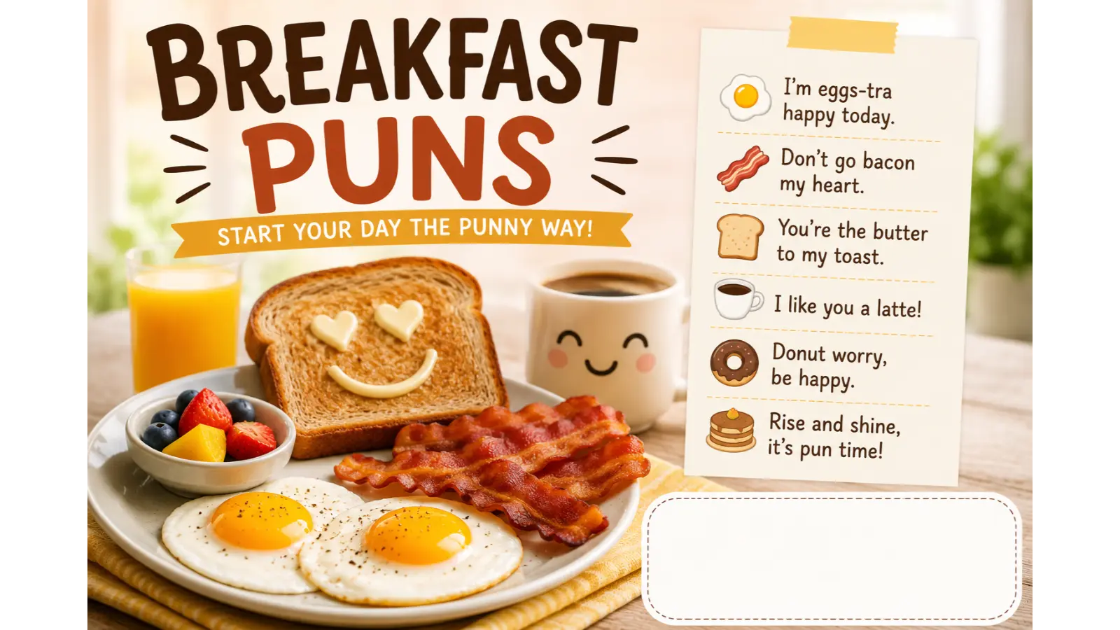 breakfast puns