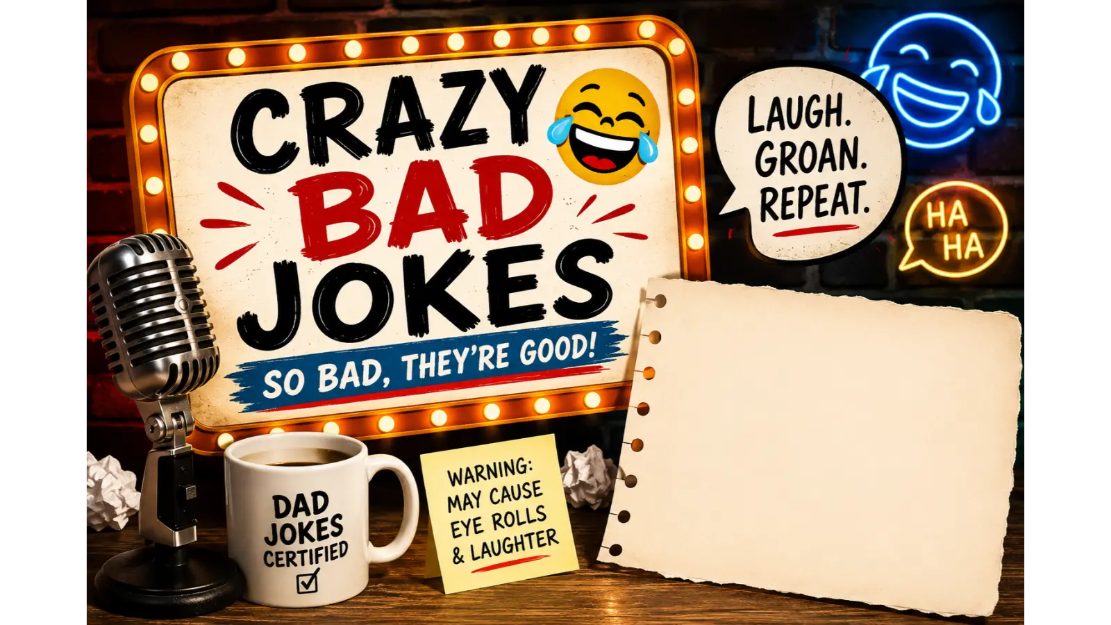 Crazy Bad Jokes