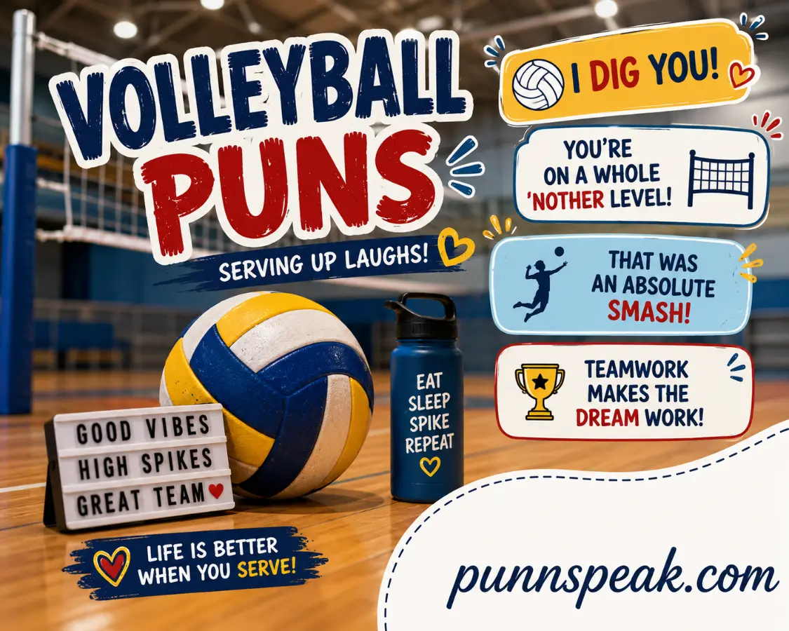 Volleyball Puns