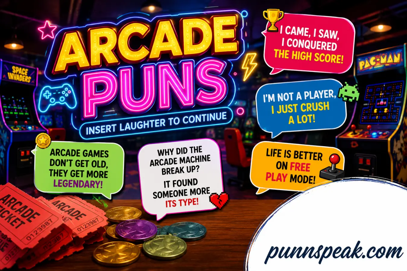 Arcade Puns