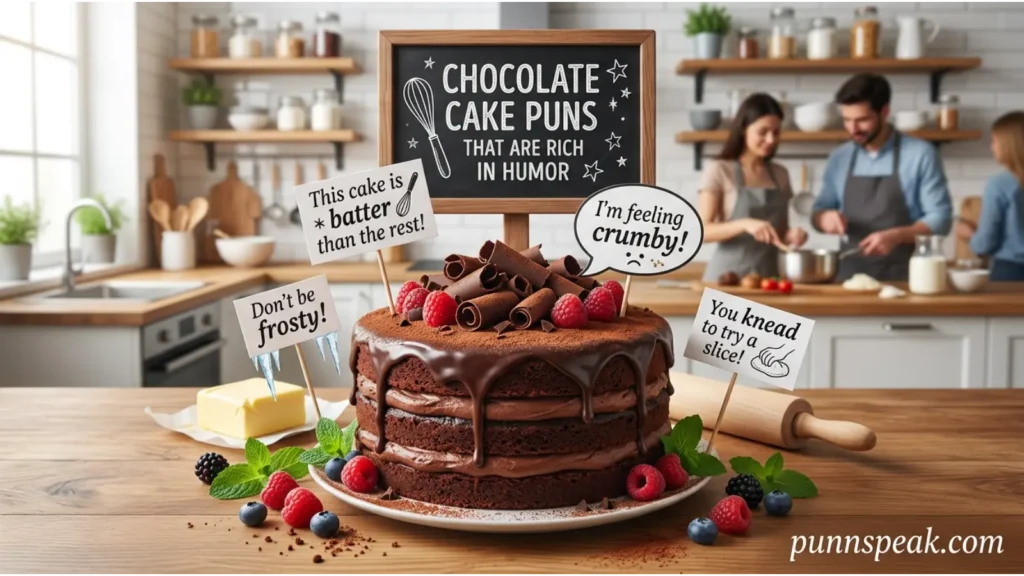Chocolate Cake Puns That Are Rich In Humor