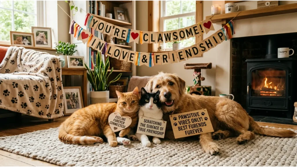 Clawsome Love And Friendship Puns