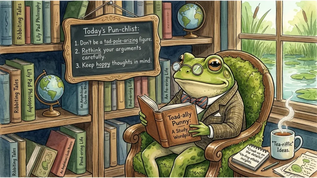 Clever Frog Puns For Smart Wordplay Fans