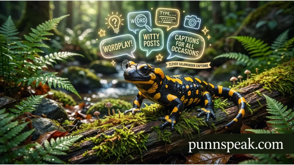 Clever Salamander Captions For Any Post
