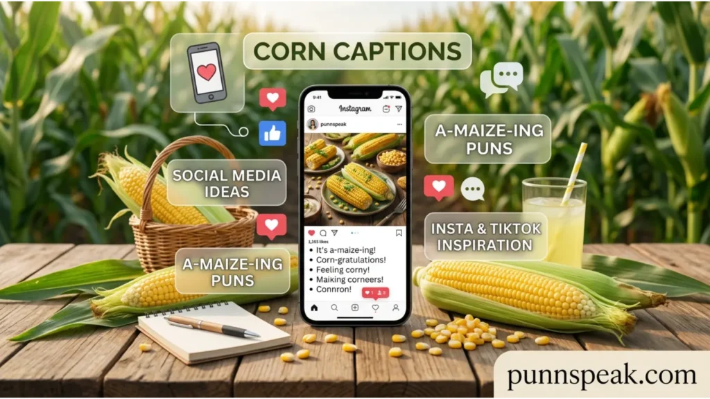 Corn Captions For Social Media