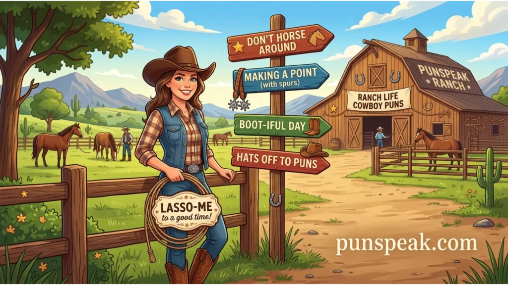 Ranch Life Cowboy Puns Full Of Frontier Fun