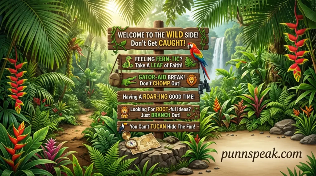 Tropical Adventure Jungle Puns