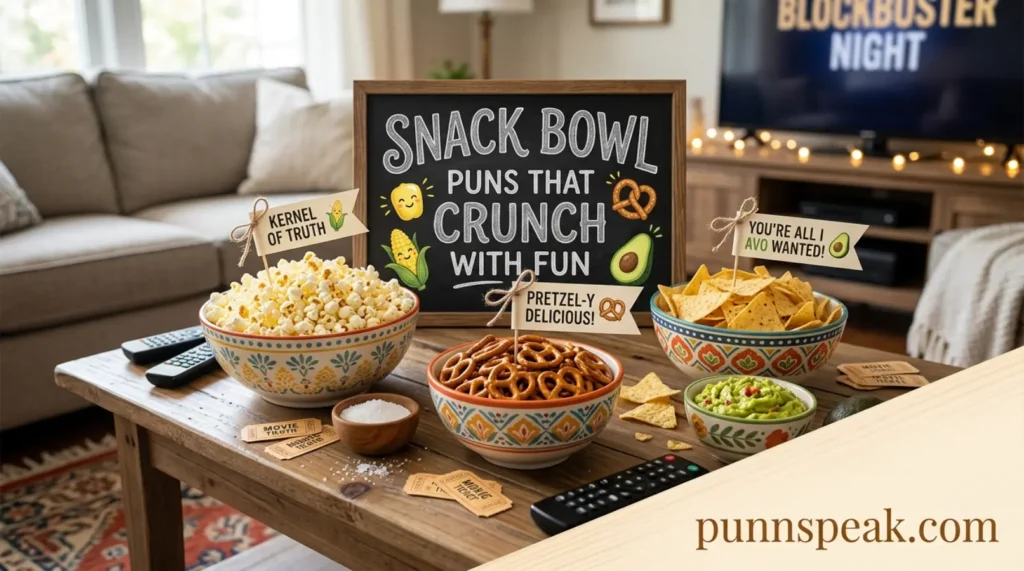 Snack Bowl Puns That Crunch With Fun