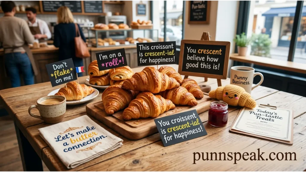 Social Media Ready Croissant Puns