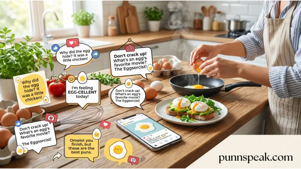 Social Media Ready Egg Jokes
