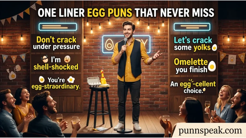 One Liner Egg Puns That Never Miss