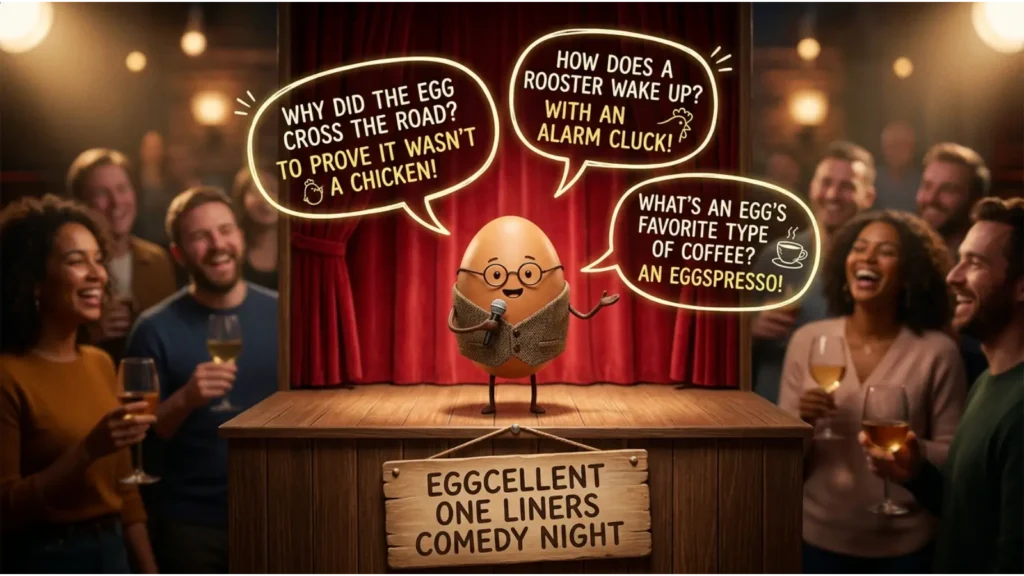 Eggcellent One Liners