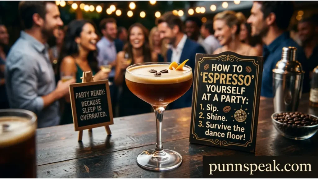Social Media Espresso Martini Captions