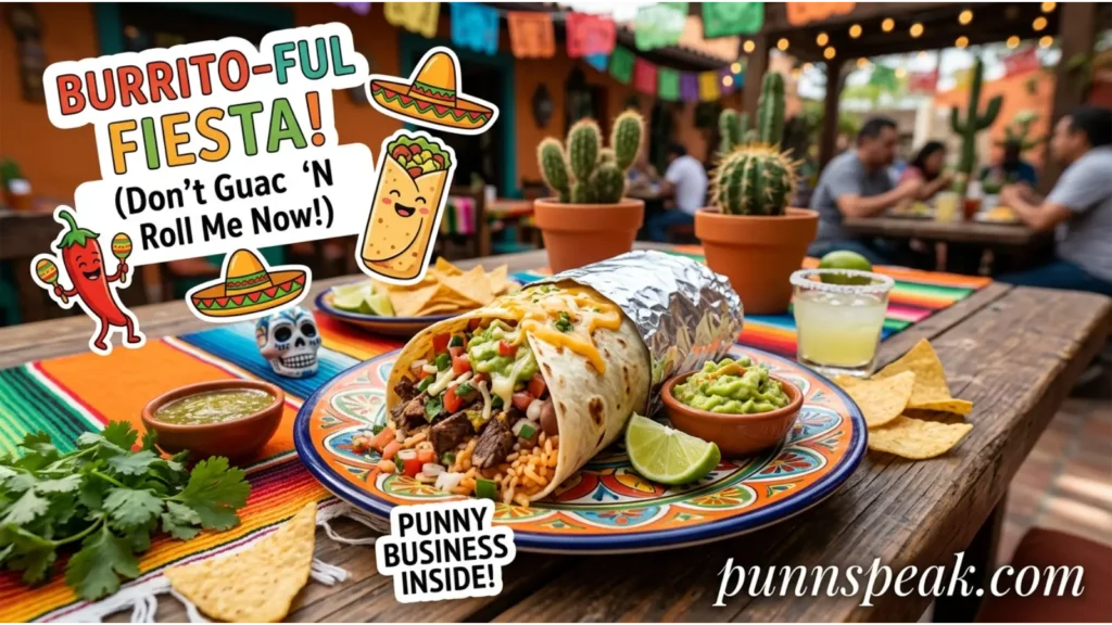 Fiesta Inspired Burrito Humor