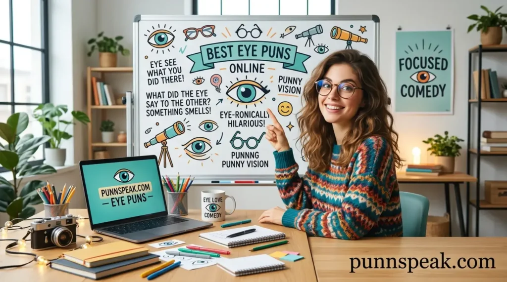 Focused Comedy Best Eye Puns Online