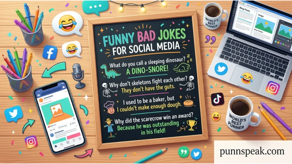 Funny Bad Jokes For Social Media