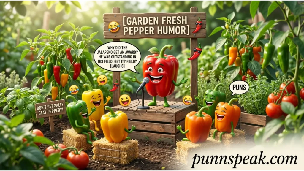 Garden Fresh Pepper Humor