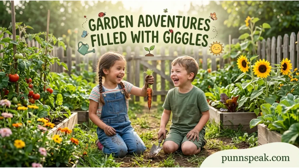 Garden Adventures Filled With Giggles