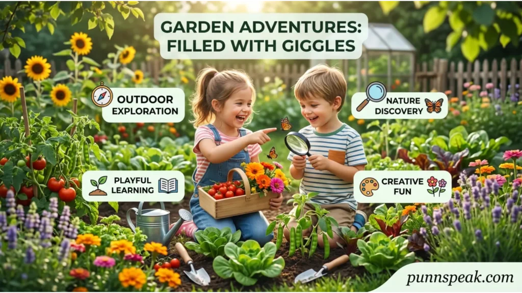 Garden Adventures Filled With Giggles