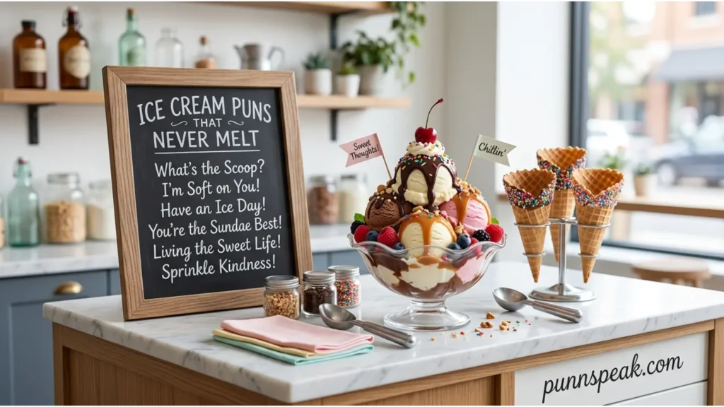 One Liner Ice Cream Puns That Never Melt