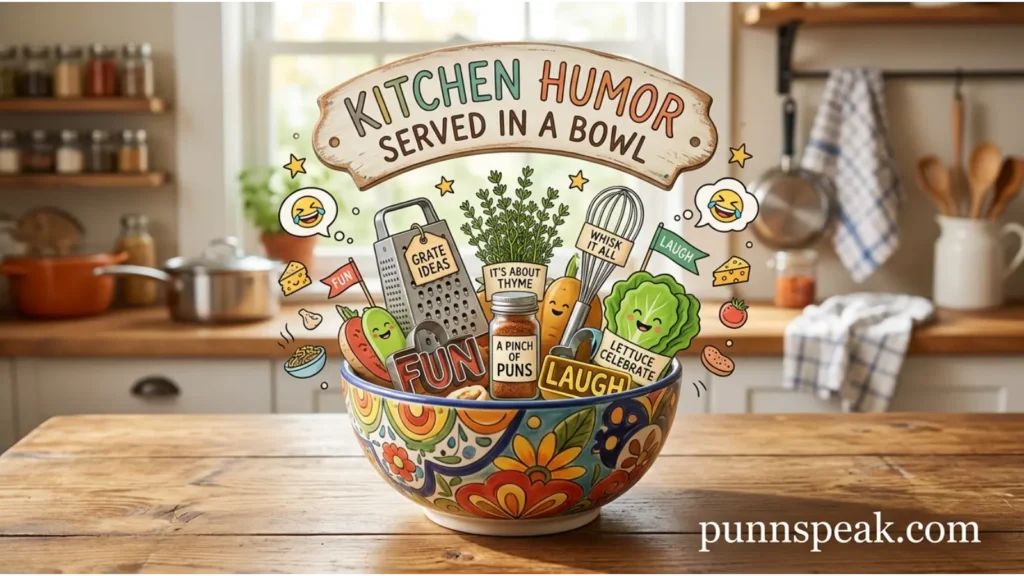Kitchen Humor Served In A Bowl