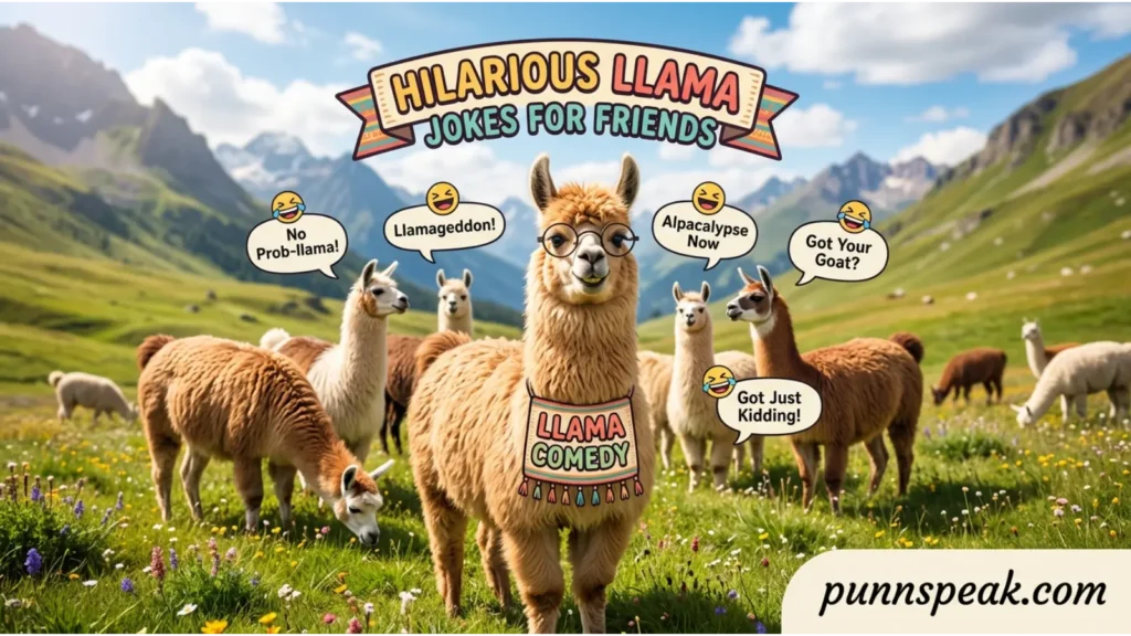 Hilarious Llama Jokes For Friends