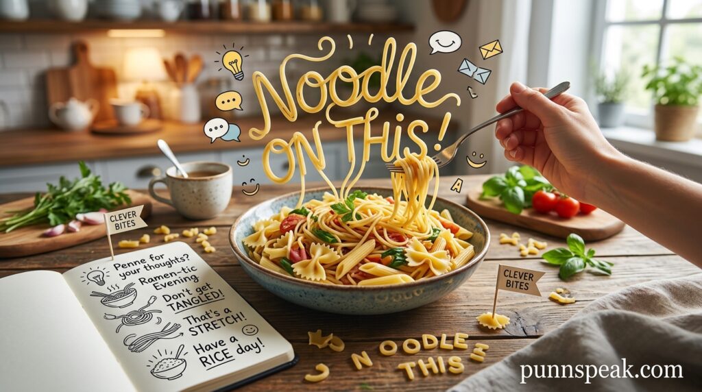 Noodle Based Wordplay For Clever Laughs