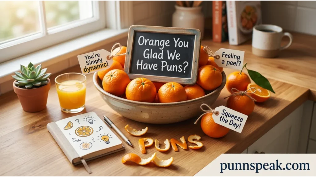 Clever Orange Puns For Smart Humor