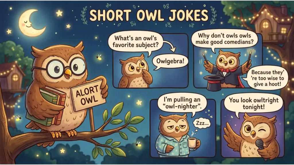 Short Owl Jokes