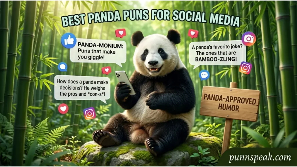 Best Panda Puns For Social Media