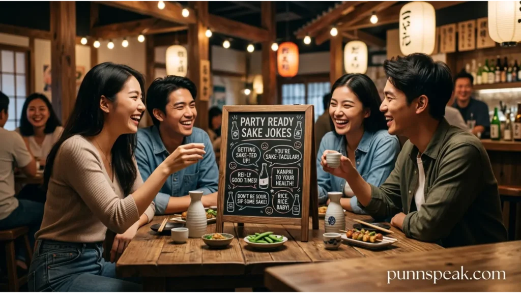 Party Ready Sake Jokes