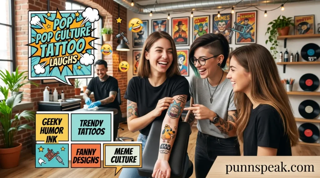 Pop Culture Tattoo Laughs