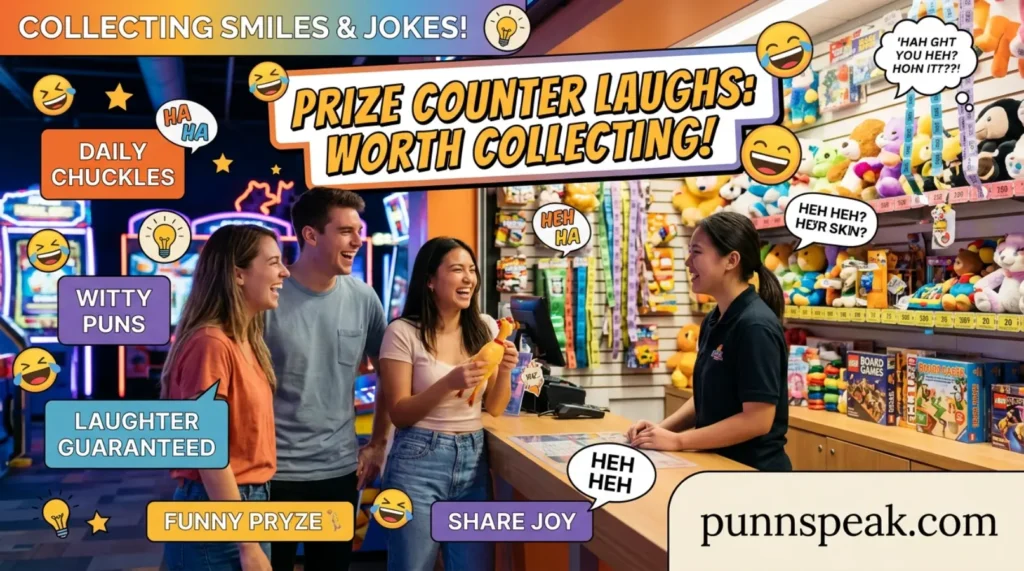 Prize Counter Laughs Worth Collecting