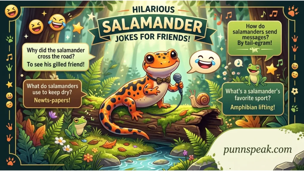 Hilarious Salamander Jokes For Friends