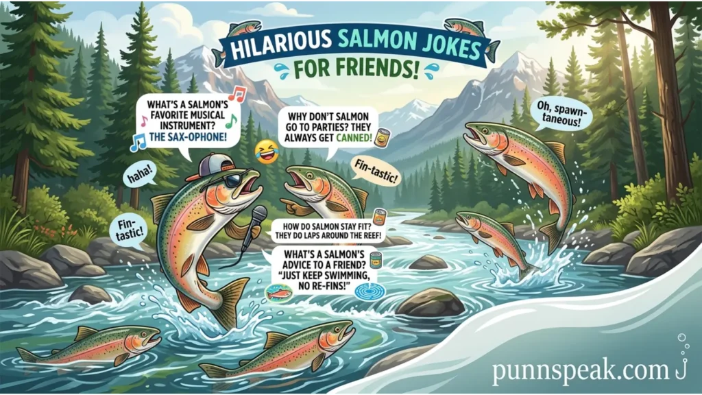 Hilarious Salmon Jokes For Friends