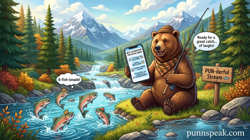Best Salmon Puns For Social Media
