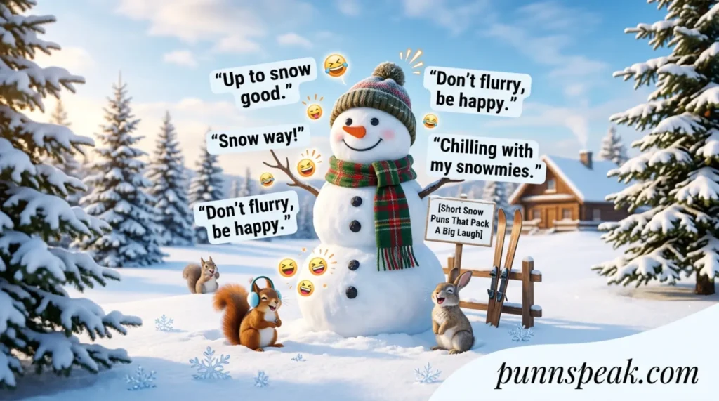 Short Snow Puns That Pack A Big Laugh