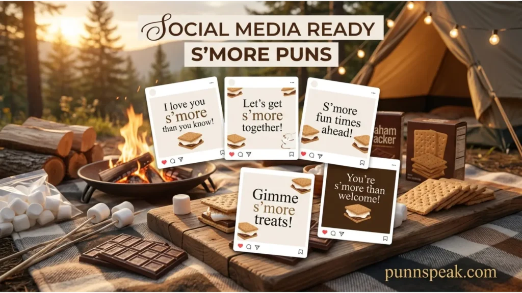 Social Media Ready Smore Puns