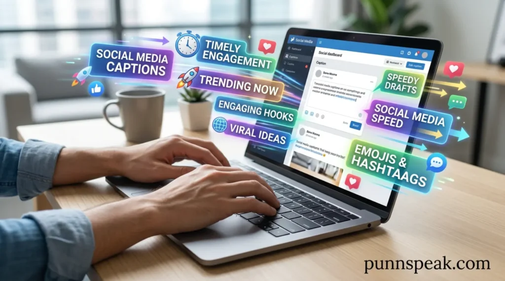 Social Media Captions That Keep Pace