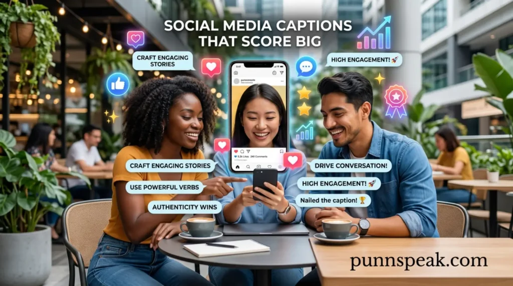 Social Media Captions That Score Big