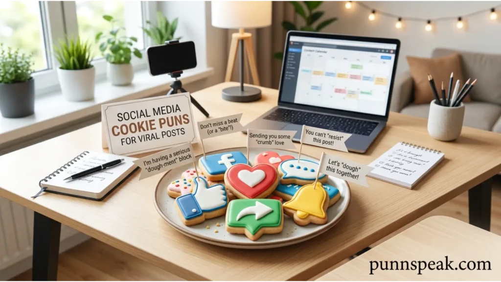 Social Media Cookie Puns For Viral Posts